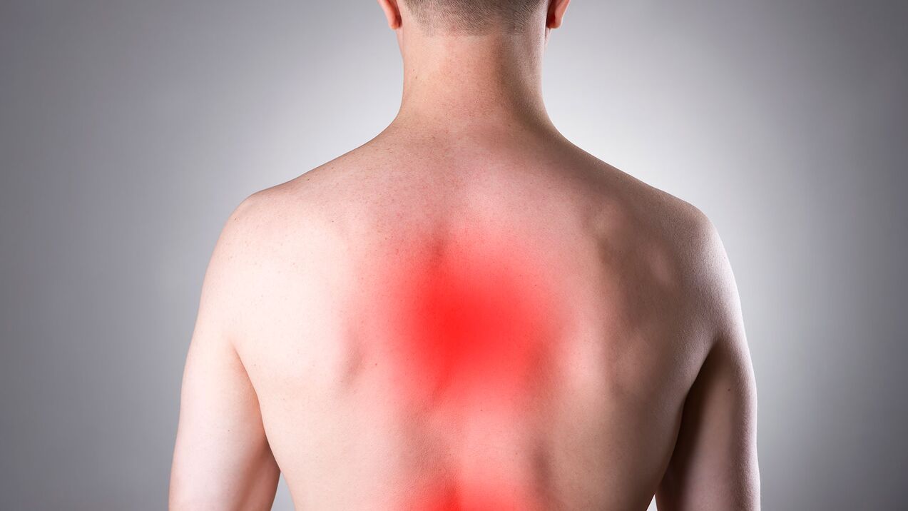 mal de dos dû à l'ostéochondrose